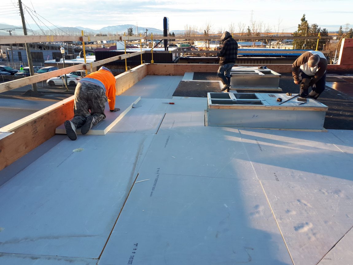 Commercial Roof Installation Pitmasters Restaurant