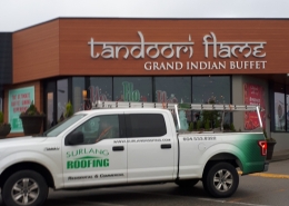 The Tandoori Flame Restaurant Roof Installation